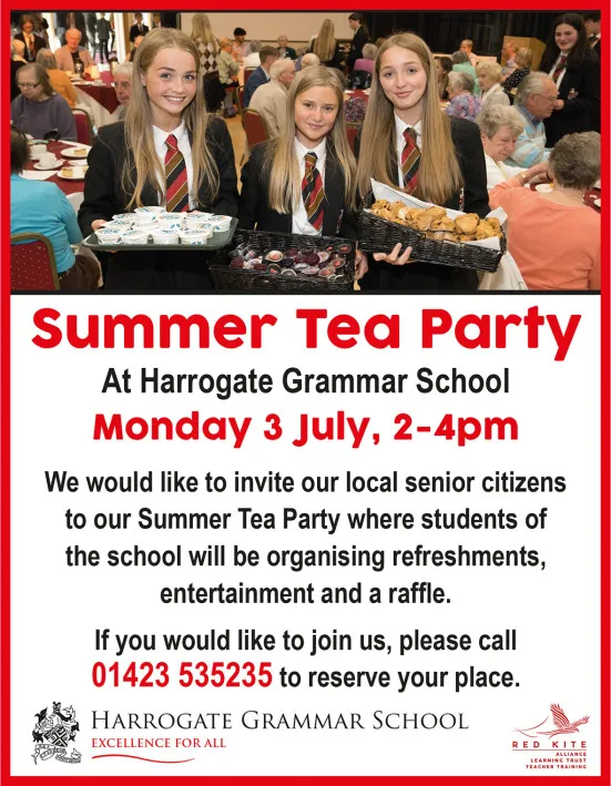 Summer Tea Party advert-June 2023