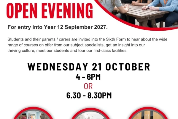 Sixth Form Open eve 2026