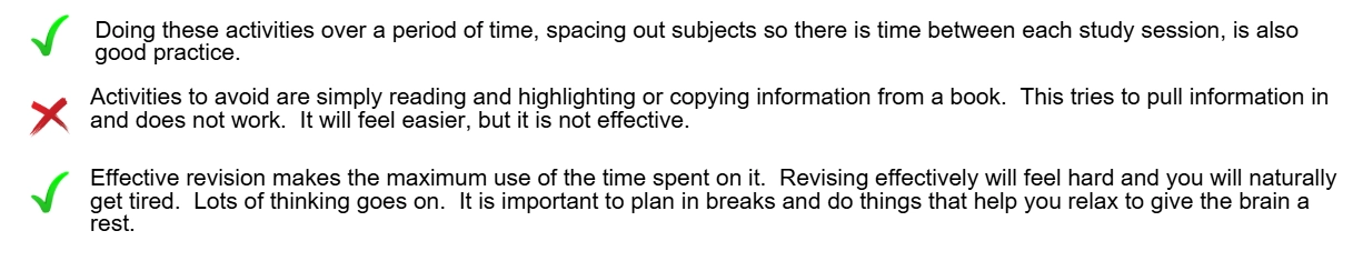 Revision tips 3
